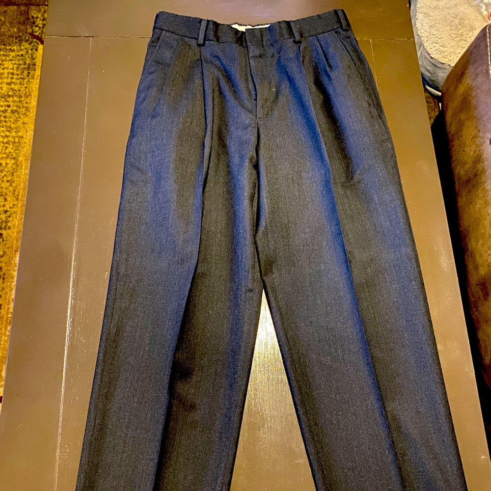 HART SCHAFFNER MARX Wool Dress Pants, 33x32